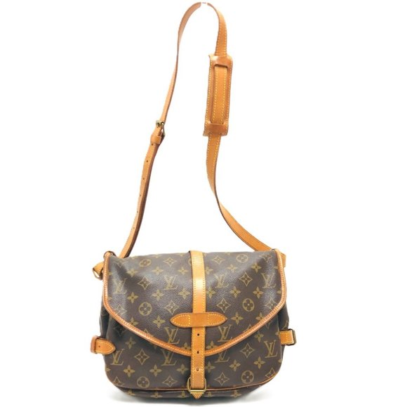 LOUIS VUITTON Brown Monogram Canvas Shoulder Bag - Picture 6 of 14